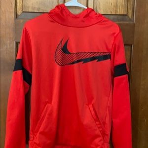 Nike Dri-Fit neon orange hoodie
